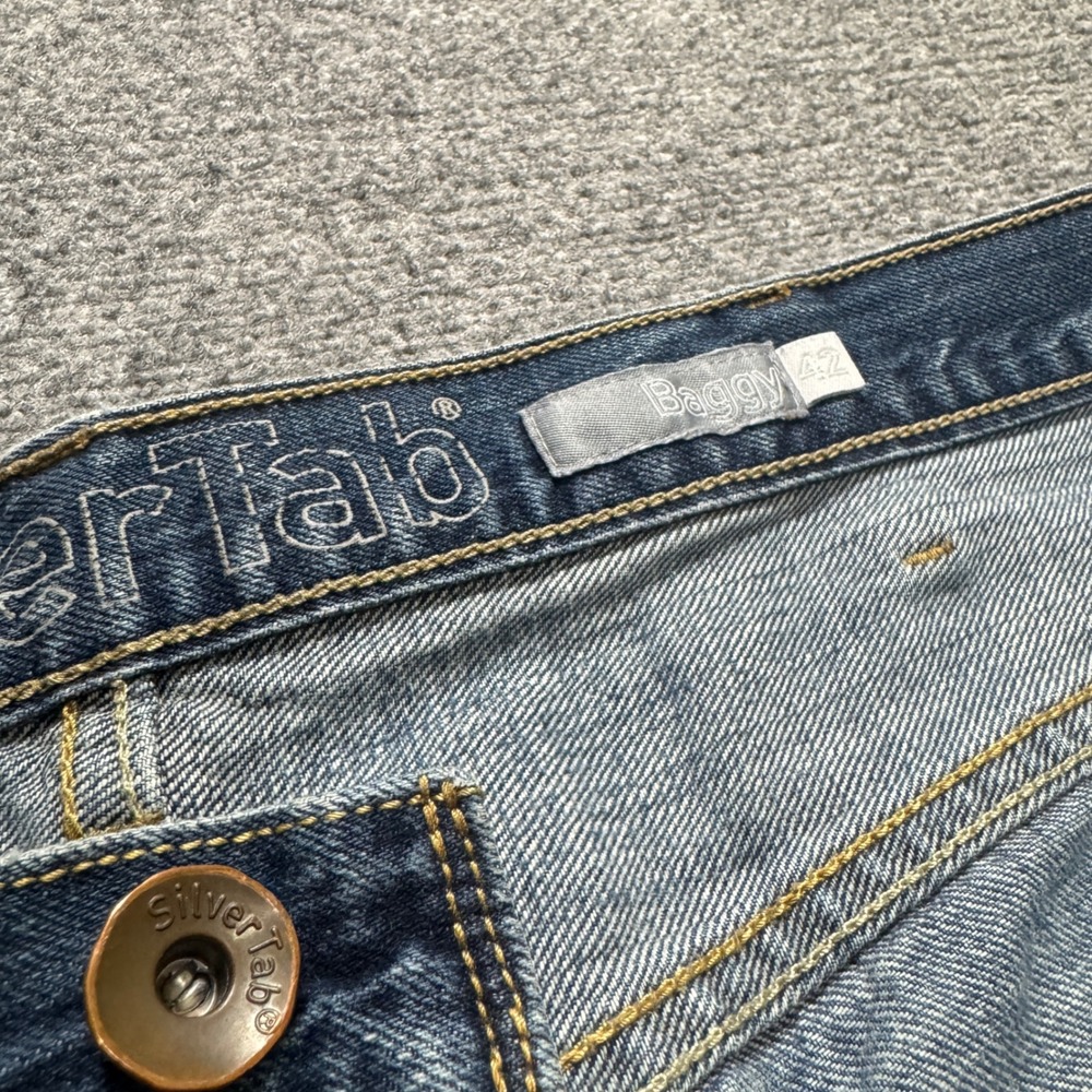 VTG Levi's 550s Silver Tab Baggy Denim Jeans Men's 40x30 Wide Leg Skater - Picture 3 of 12